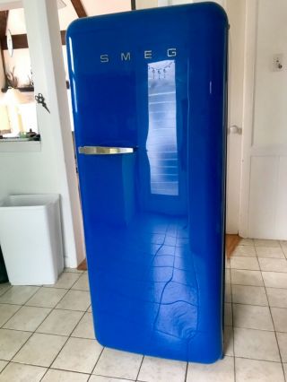 Rarely Used/excnt Care/2nd Home Smeg 50’s Style Refrigerator With Freezer Fab28
