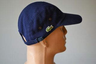 Rare Mens Lacoste Vintage 5 Panel Cap Hat Size 2 France Igr 3