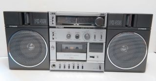 Vintage Fisher Ph - 410 Hifi Boombox Ghetto Blaster Everything Great Cond