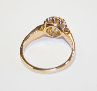 Antique 18ct Gold 0.  33cts Diamond Solitaire Engagement Ring Circa 1910/11 size M 3