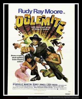 Dolemite Blaxploitation 27x40 Us One Sheet Vintage Movie Poster 1975