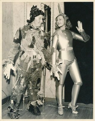Paula Stone Tin Man Costume Vintage 1939 Dbw Photo The Wizard Of Oz
