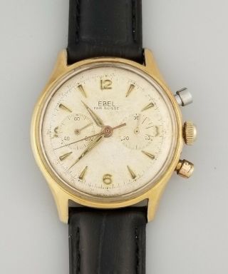 Rare Vintage Ebel Lemania 2 Register Cal 2320 Chronograph Watch – Vacheron 1141