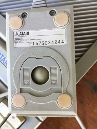 Atari 1040ST FM PC Computer SC1224 Color Monitor Vintage boots STM1 mouse modem 3