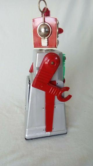 Vintage Tin toy robot Japan Chief Robotman 1960s Battery Operated KO.  YOSHIYA. 4