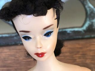 Stunning Vintage 3 Brunette Ponytail Barbie Doll with SS Shoes Sg 2