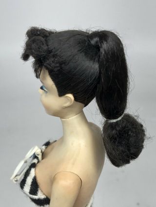 Stunning Vintage 3 Brunette Ponytail Barbie Doll with SS Shoes Sg 6