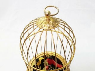 Vintage Singing Birds In Cage Automata - West Germany - - 72519b 2