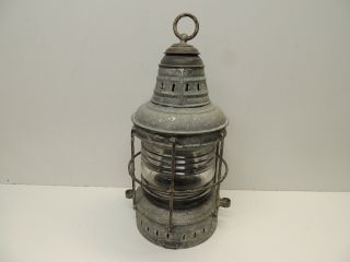 Vintage Ship Lantern Light " National Marine Lamp Co "