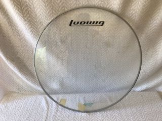 Vintage 70’s Ludwig Coated & Clear Weather - Master 26 " Bass Drum Head Db - 1000