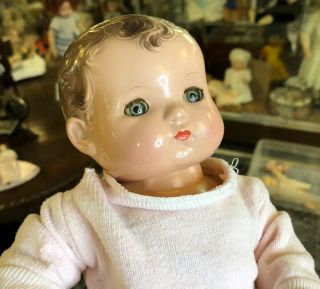 1930’s Effanbee Composition Patsy Baby Doll Sweet Pink Outfit Just The Cutest 3