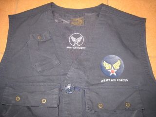 Vtg Usaf Us Army Air Force Type C - 1 Emergency Survival Sustenance Vest Jacket