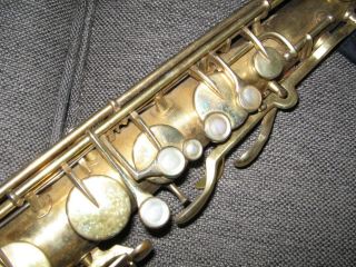 1928 Vintage King Artist Tenor Saxophone - Gold Plated Artist Model Antique 10