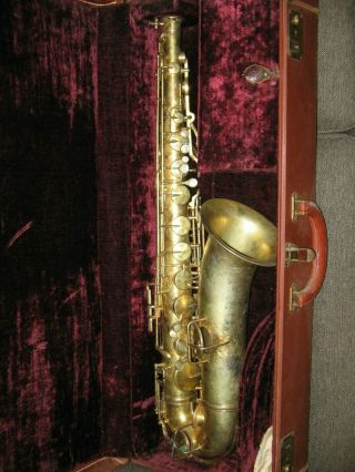 1928 Vintage King Artist Tenor Saxophone - Gold Plated Artist Model Antique