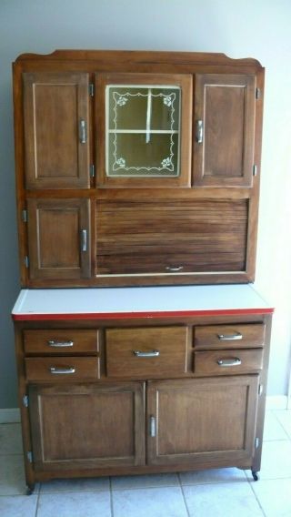 Antique Hoosier Or Sellers Like Kitchen Cabinet