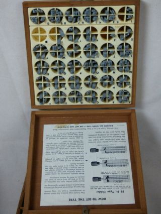 Vintage Kingsley Stamping Machine Co.  6 Box Drawer Set 4