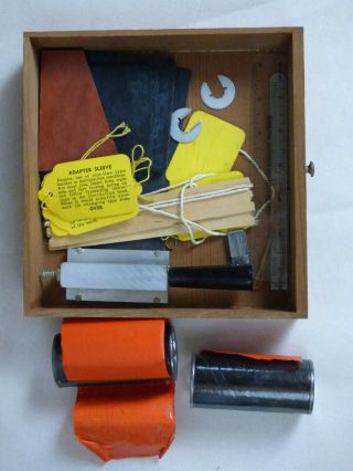 Vintage Kingsley Stamping Machine Co.  6 Box Drawer Set 8