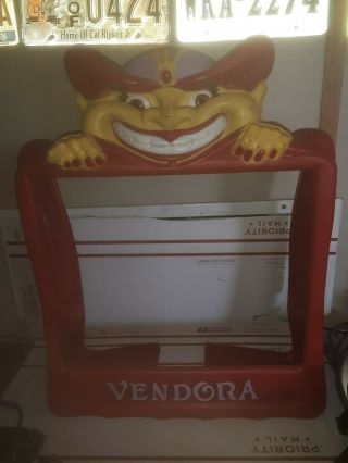 1988 Vendora Vendall Red Genie Vintage Rare Gumball/vending Machine Covers