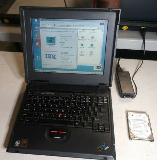 Ibm Thinkpad A21e Vintage Windows 2000/xp Laptop