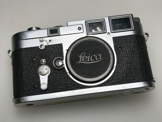 Solid 1955 Leica M3 Body Only Body Wear Vintage German Film Camera
