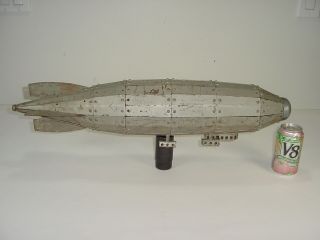 Vintage 1928 Metalcraft Graf Zeppelin Steel Dirigible Airship 27 " Tin Toy Model