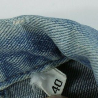 VINTAGE 60s 70s WRANGLER SELVEDGE denim blue jean jacket USA mens 40 type 2 6