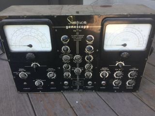 Vintage Rare Simpson Model 480 Radio Band Genescope