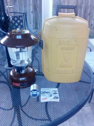 Vintage Coleman 275 Lantern 1/83.  Looks Great With Clam Case Funnel Near