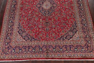 Vintage Traditional Floral RED Hand - made Area Rug Living Room Wool Carpet 10x13 6