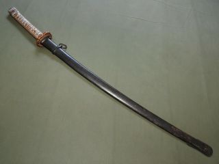 Imperial Japanese Army WW2 TYPE 95 NCO SWORD W/ MATCHING SCABBARD Vtg Saber RARE 11