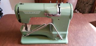 Vintage Elna Supermatic Sewing Machine with Portable Case 2