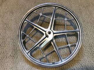 pair Motomag 2 II BMX wheels for Mongoose and more,  vintage old school rims 4