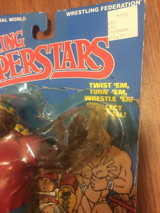 WWF Ljn Toys Special Delivery Jones Wrestling Superstars MOC Vintage 1985 3