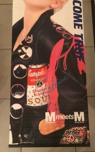 Madonna Mitsubishi Japan Promo Banner No.  7 Rare 3
