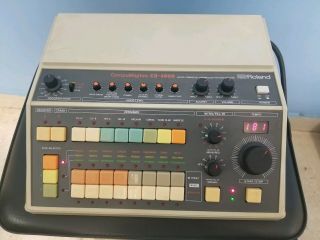 Vintage Rare Roland Compurhythm Cr - 8000 Analog Drum Machine