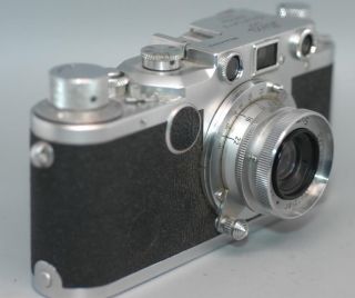 Leica IIc Shark Skin Rangefinder camera w 35mm f3.  5 Summaron lens - Rare Ex, 5