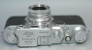Leica IIc Shark Skin Rangefinder camera w 35mm f3.  5 Summaron lens - Rare Ex, 9