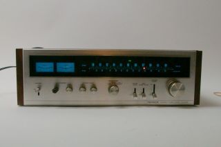 Pioneer TX - 9100 Stereo AM/FM Tuner w Dual Meter Tuning Variable Volume Vtg 1970s 10