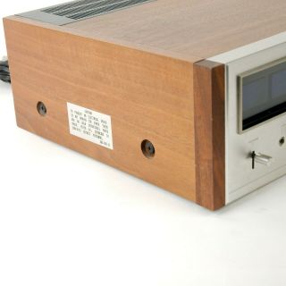 Pioneer TX - 9100 Stereo AM/FM Tuner w Dual Meter Tuning Variable Volume Vtg 1970s 3
