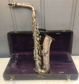 Vintage 1924 8m Conn Wonder Ii C Melody Saxophone 131797
