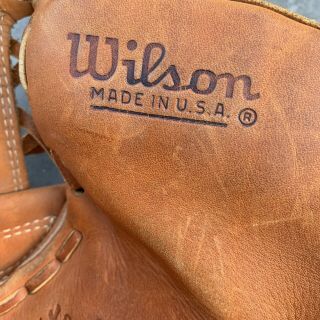 Vintage WILSON 1592 Professional Model Leather Baseball Catchers Glove Mitt RHT 3