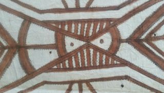Vintage Tapa Cloth Barkcloth Papua Guinea PNG VERY LONG 2.  66m,  RARE tribal 6