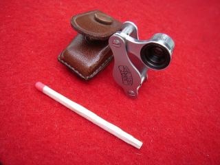 CARL ZEISS 27X MAGNIFYING GLASS LOUPE THREAD COUNTER VINTAGE ANTIQUE SMALL RARE 2
