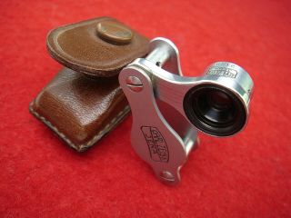 CARL ZEISS 27X MAGNIFYING GLASS LOUPE THREAD COUNTER VINTAGE ANTIQUE SMALL RARE 5