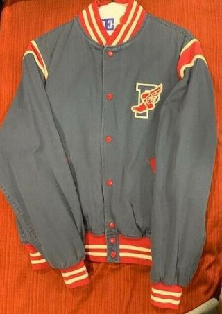 Og Vintage Polo Ralph Lauren 1992 Stadium Bomber Jacket Varsity P Wing L Rare