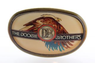 Vintage Nos 1976 The Doobie Brothers Belt Buckle Pacifica Mfg