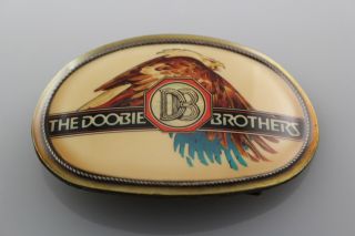 Vintage NOS 1976 THE DOOBIE BROTHERS Belt Buckle Pacifica MFG 2