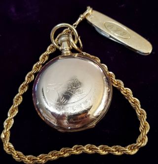 Absolutely Gorgeous 18s South Bend Hunter Case Pocket Watch