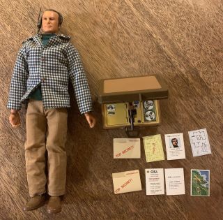 Vtg 70s Kenner Oscar Goldman Action Figure Doll Six Million Dollar Man