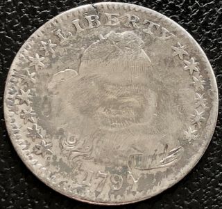 1797 Draped Bust Half Dime 5c Very Rare Early Date Many Details 15505